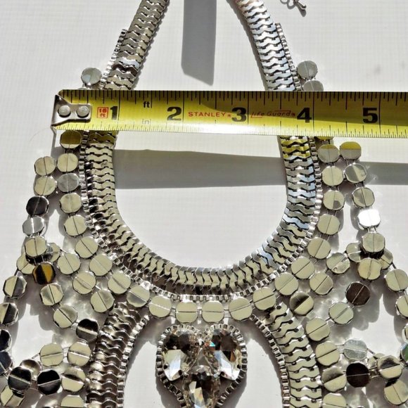 New Statement Bib Necklace By Ballet Jewelry Inc with tags and gift box - Picture 5 of 6